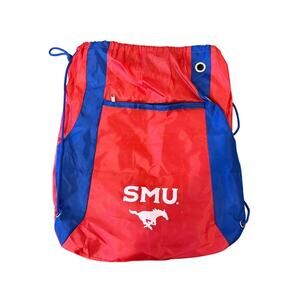 SMU Southern Methodist University Texas Drawstring Bag Backpack
